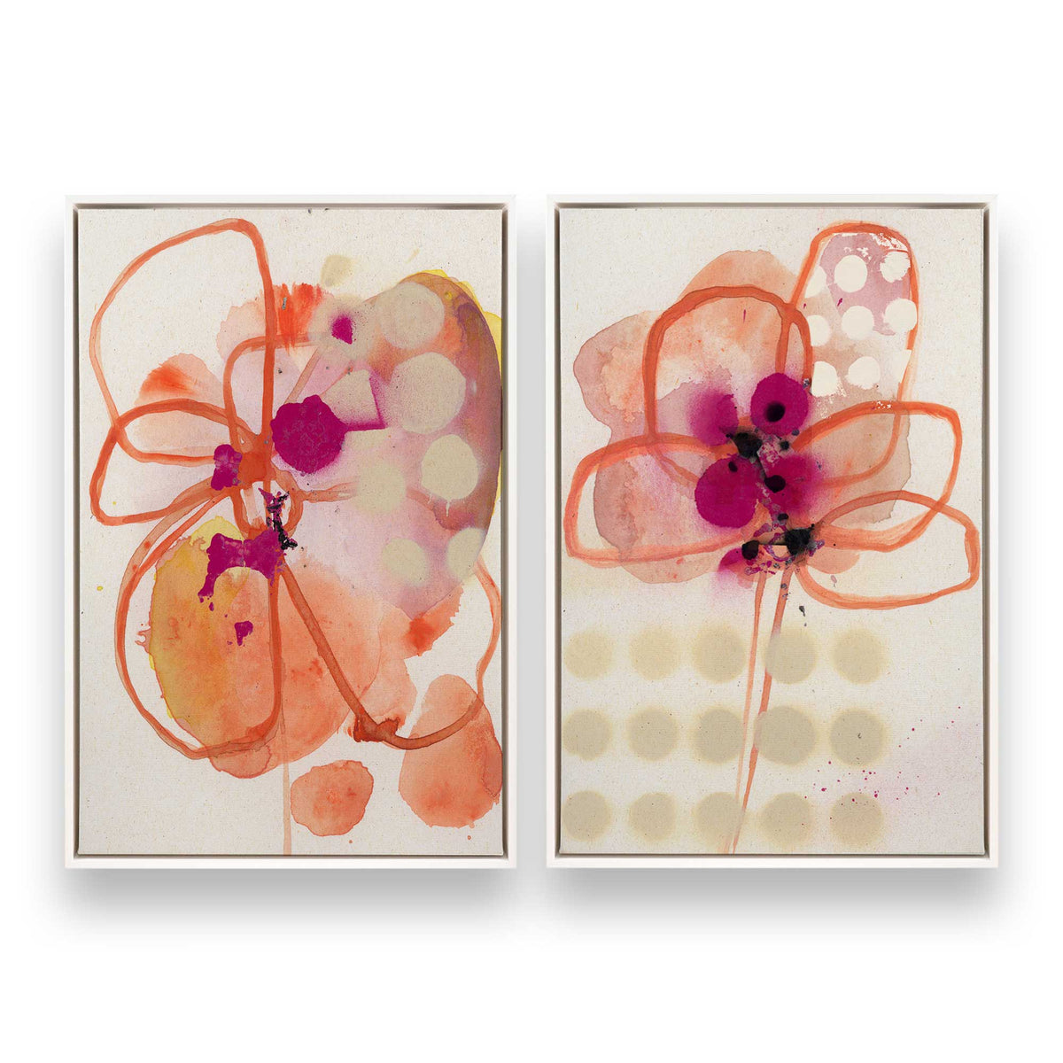 [Color:Opaque White], Picture of art in a White frame
