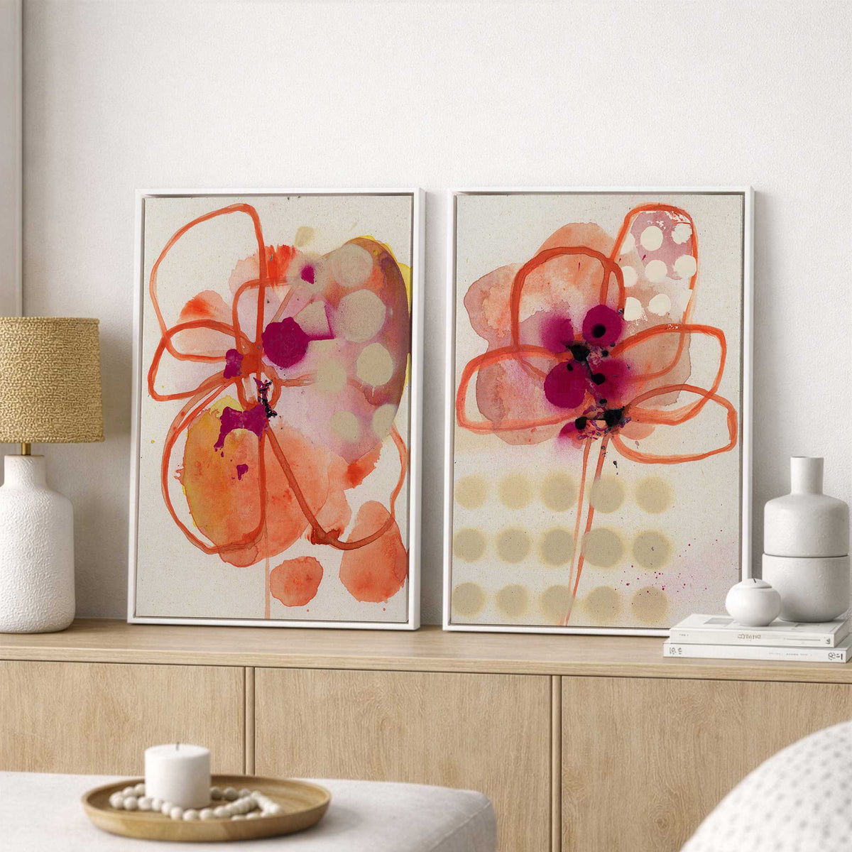 [Color:American Maple], Picture of art in a American Maple frame