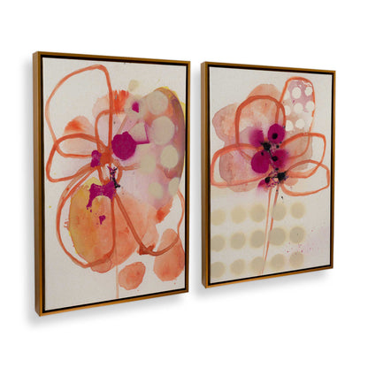 [Color:Polished Gold], Picture of art in a Polished Gold frame at an angle