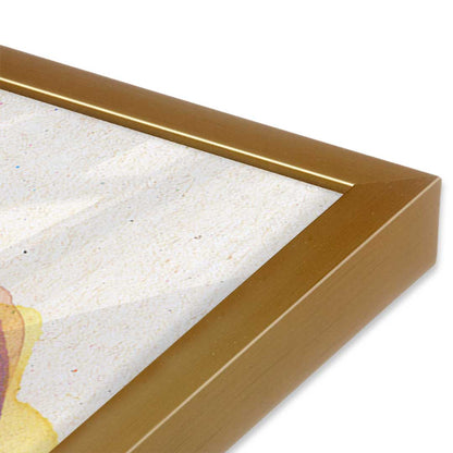 [Color:Polished Gold], Picture of art in a Polished Gold frame of the corner