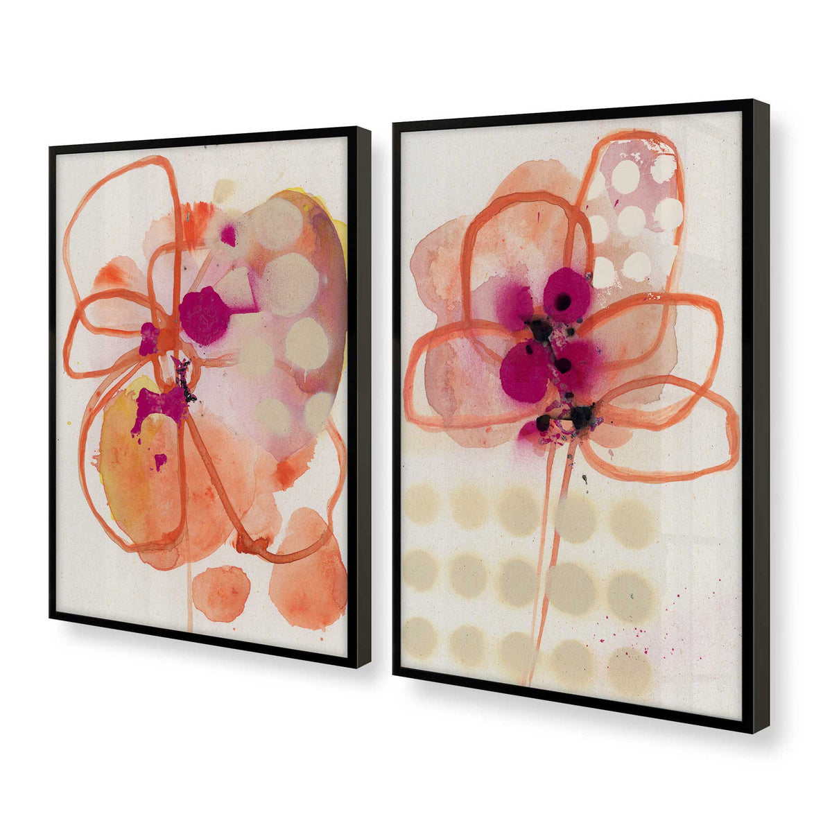 [Color:Satin Black], Picture of art in a Satin Black frame at an angle