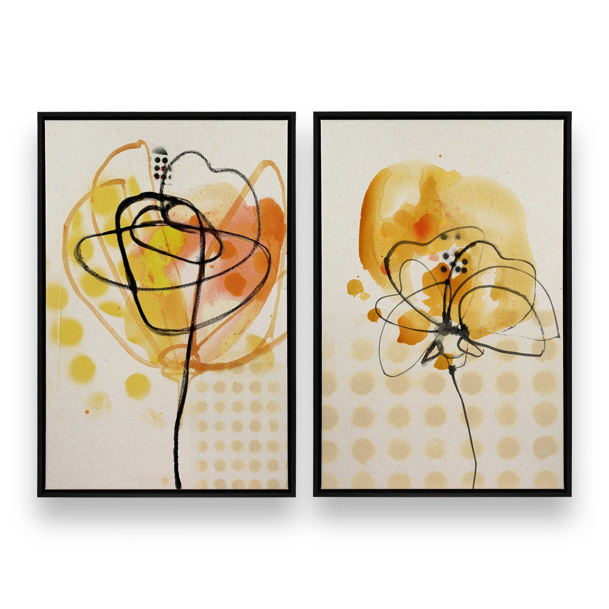 [Color:Satin Black], Picture of art in a Satin Black frame