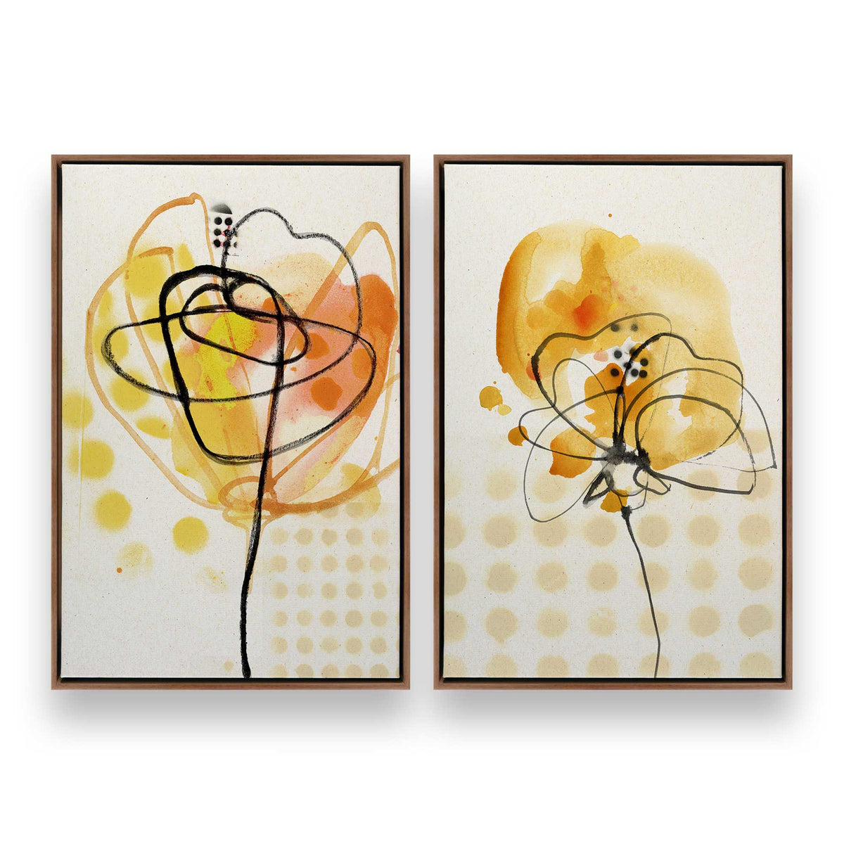 [Color:Walnut], Picture of art in a Walnut frame