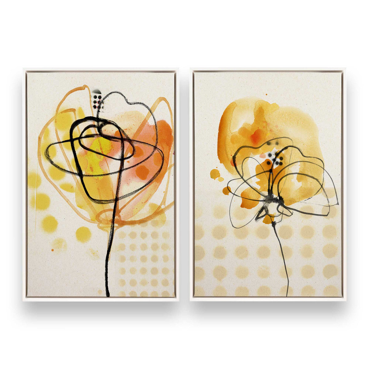 [Color:Opaque White], Picture of art in a White frame