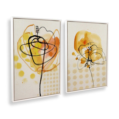 [Color:Opaque White], Picture of art in a White frame at an angle