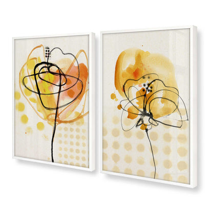 [Color:Opaque White], Picture of art in a Opaque White frame at an angle