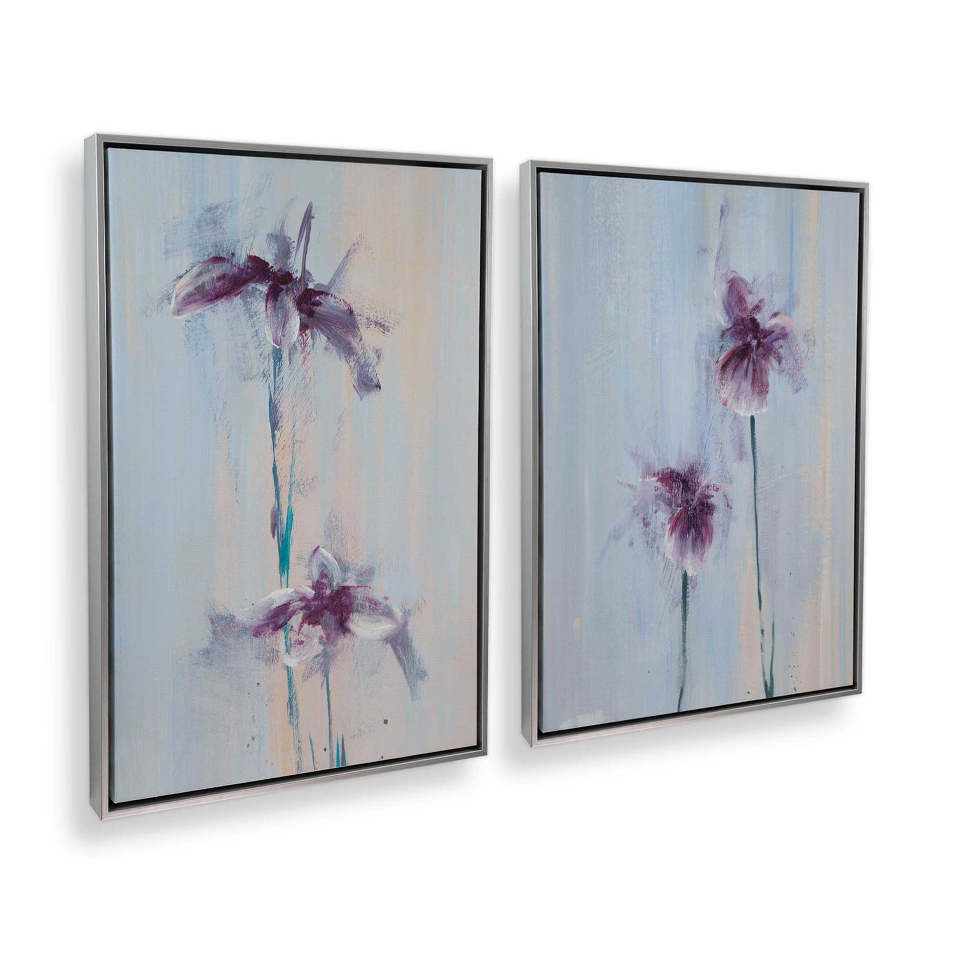[Color:Polished Chrome], Picture of art in a Polished Chrome frame at an angle