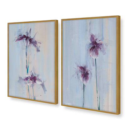 [Color:Polished Gold], Picture of art in a Polished Gold frame at an angle