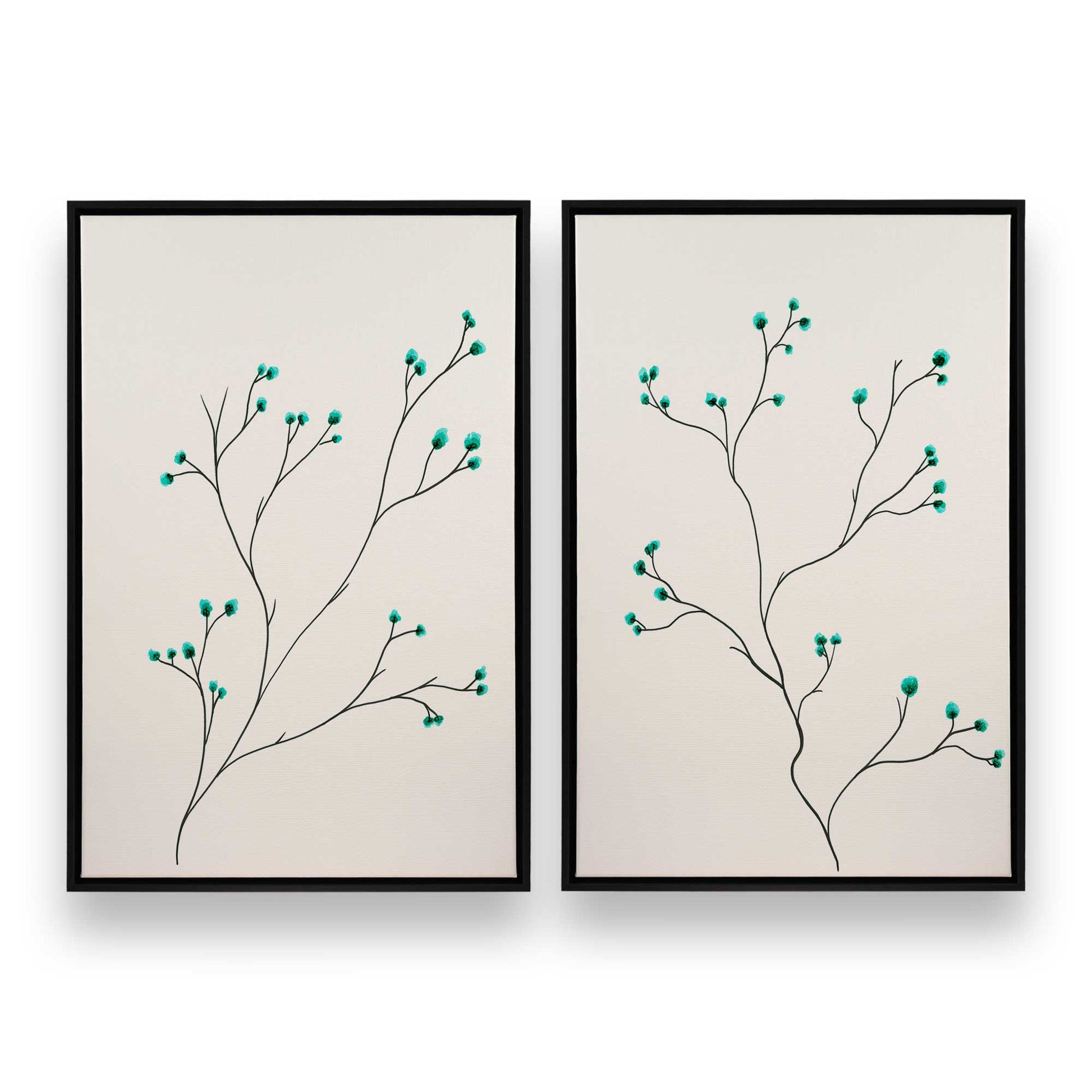 [Color:Satin Black], Picture of art in a Satin Black frame