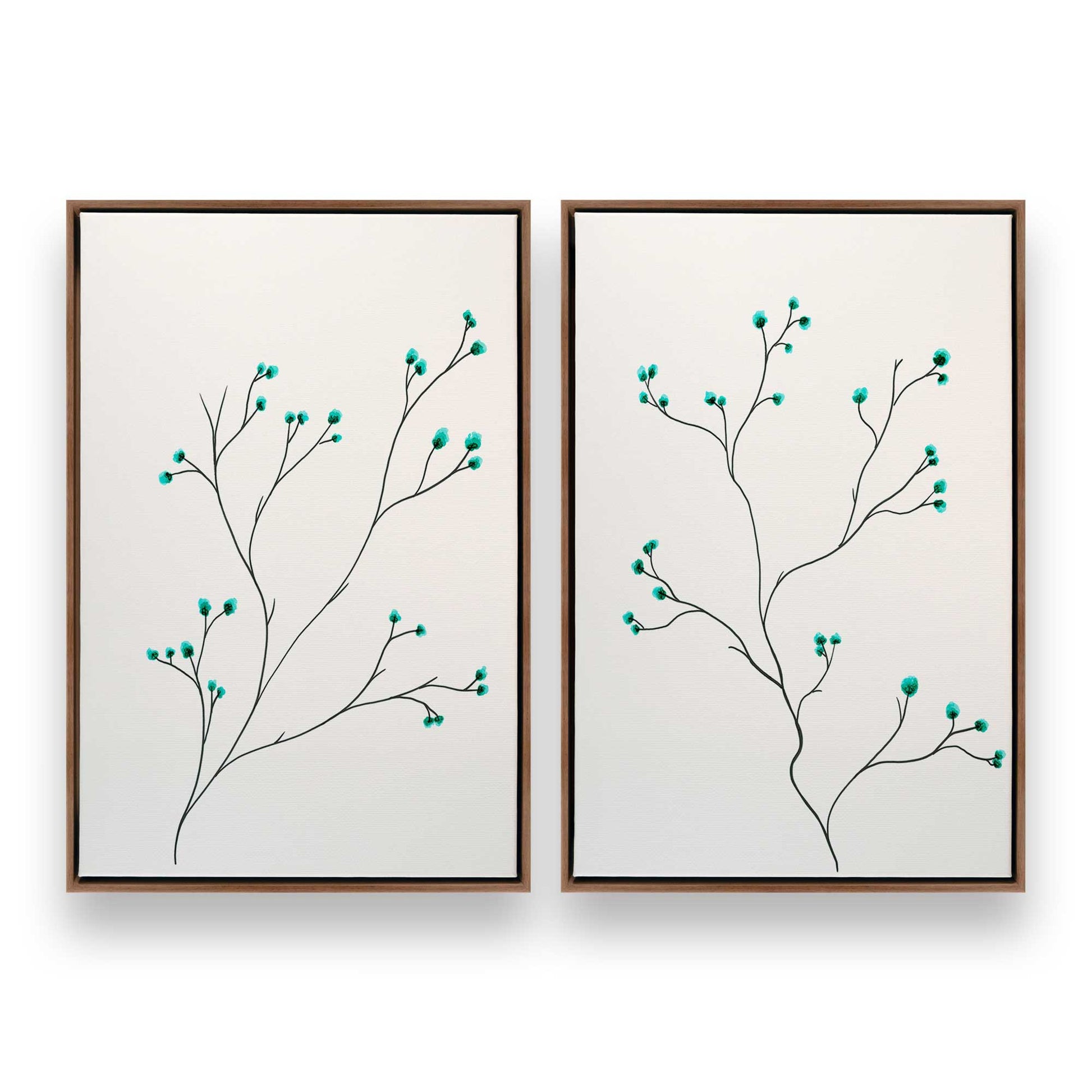 [Color:Walnut], Picture of art in a Walnut frame