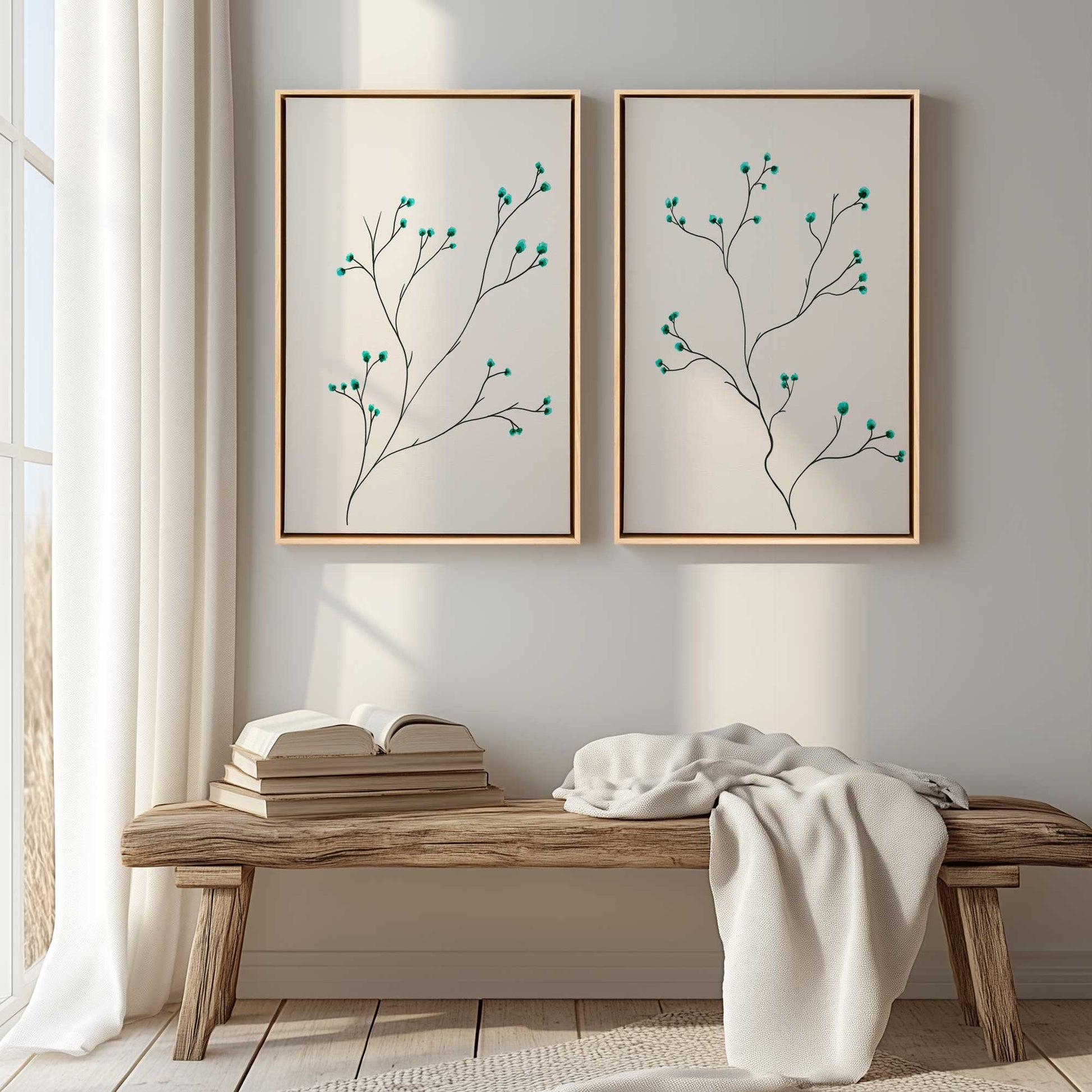 [Color:Opaque White], Picture of art in a White frame