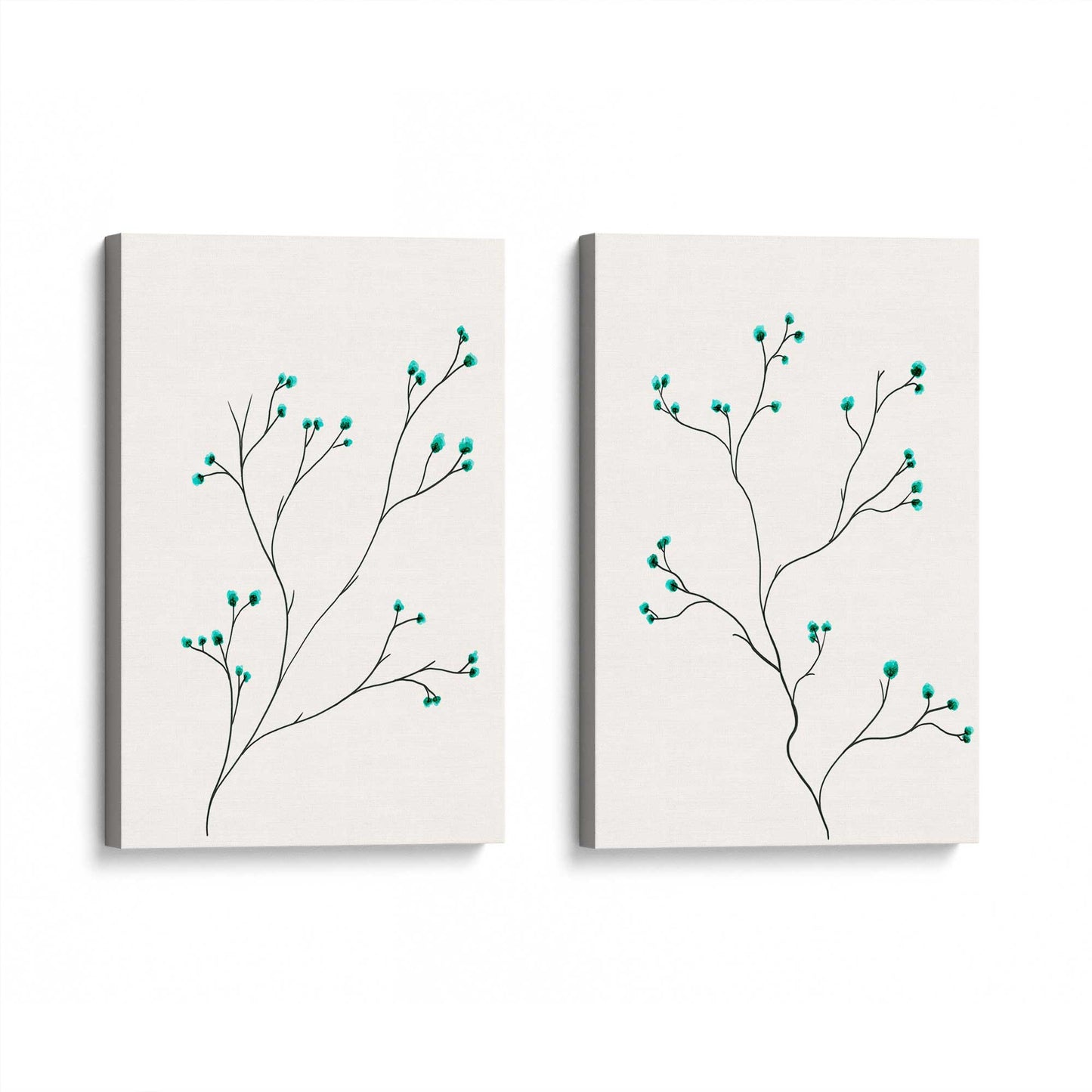 [Color:Stretched Canvas], Picture of art at an angle