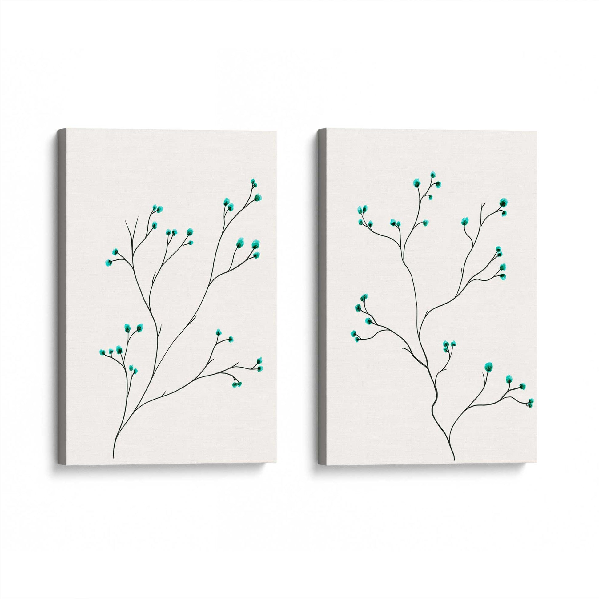 [Color:Stretched Canvas], Picture of art at an angle