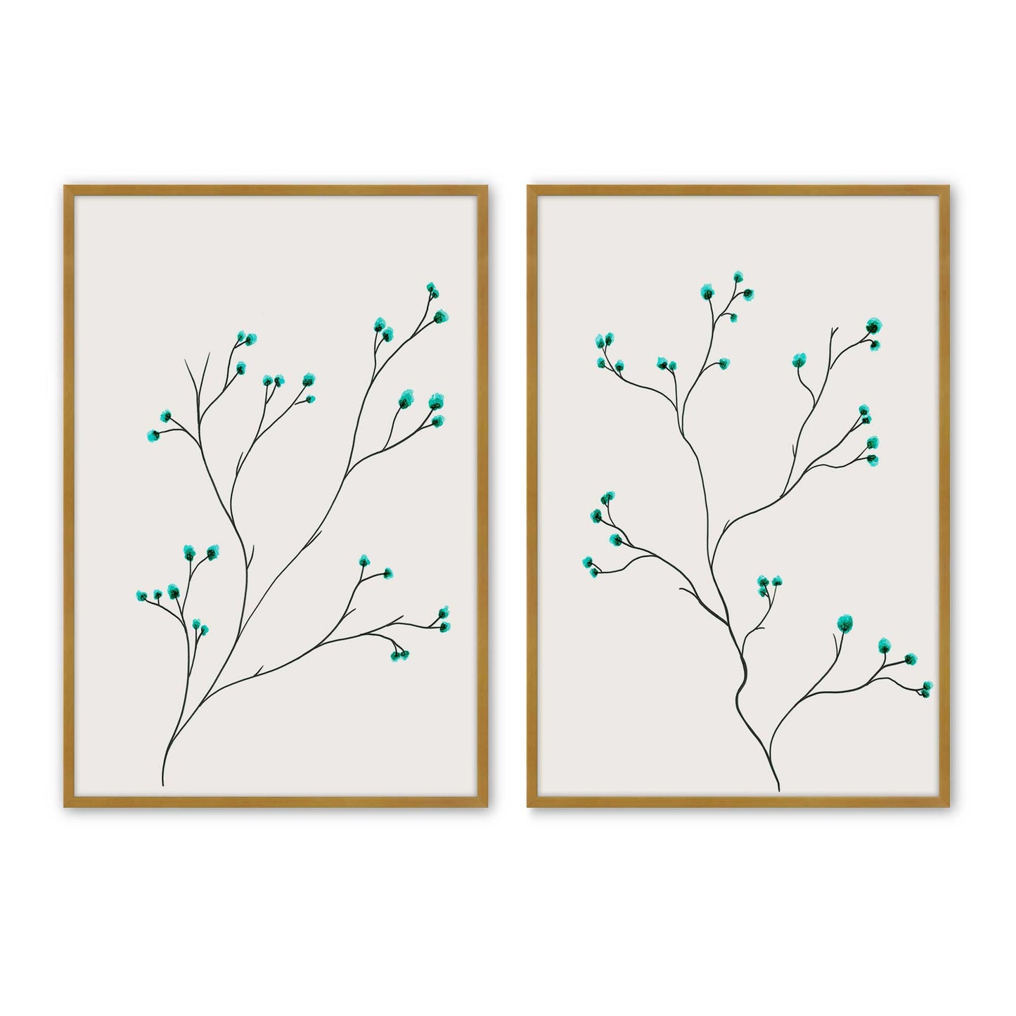 [Color:Polished Gold], Picture of art in a Polished Gold frame