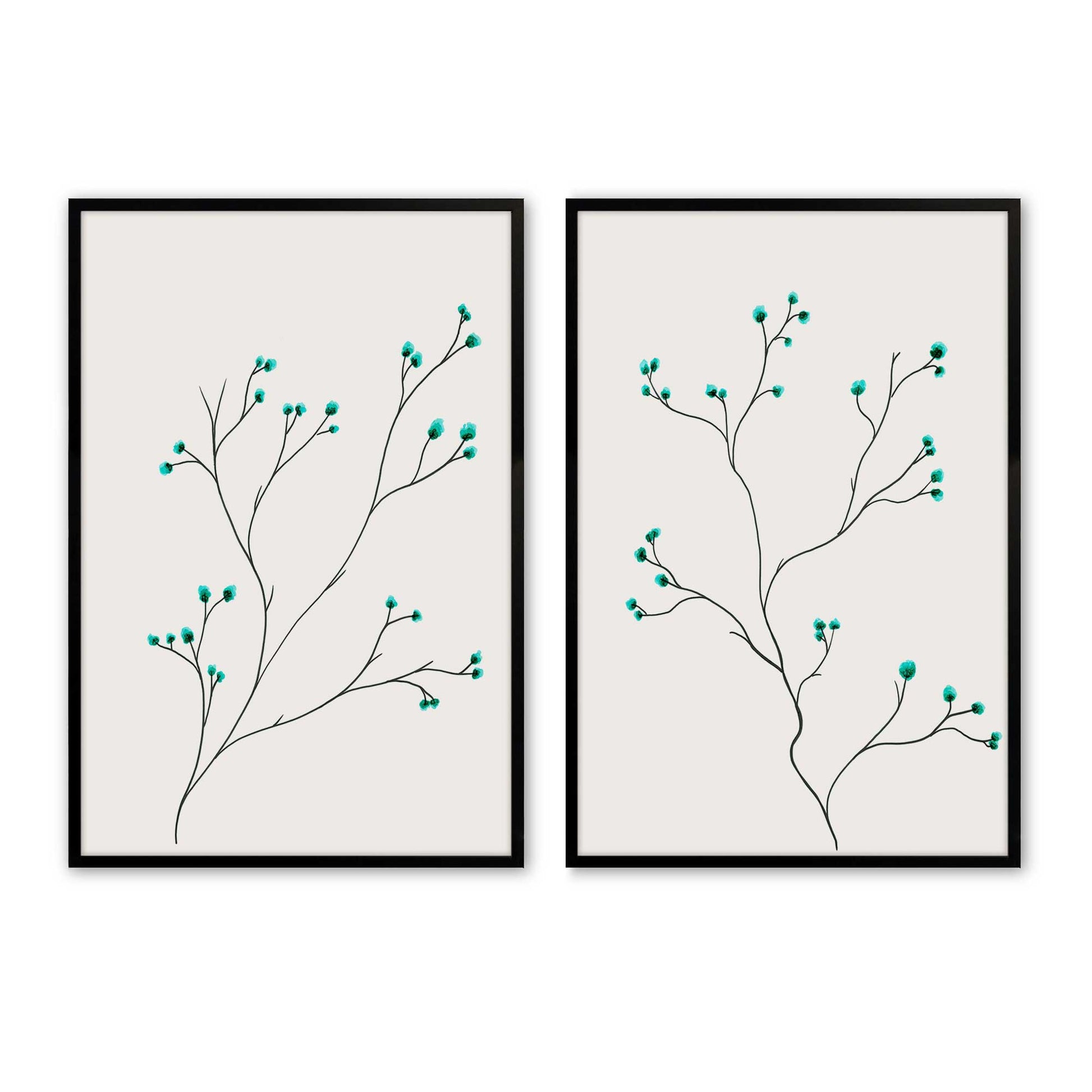 [Color:Satin Black], Picture of art in a Satin Black frame