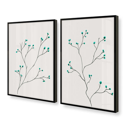 [Color:Satin Black], Picture of art in a Satin Black frame at an angle