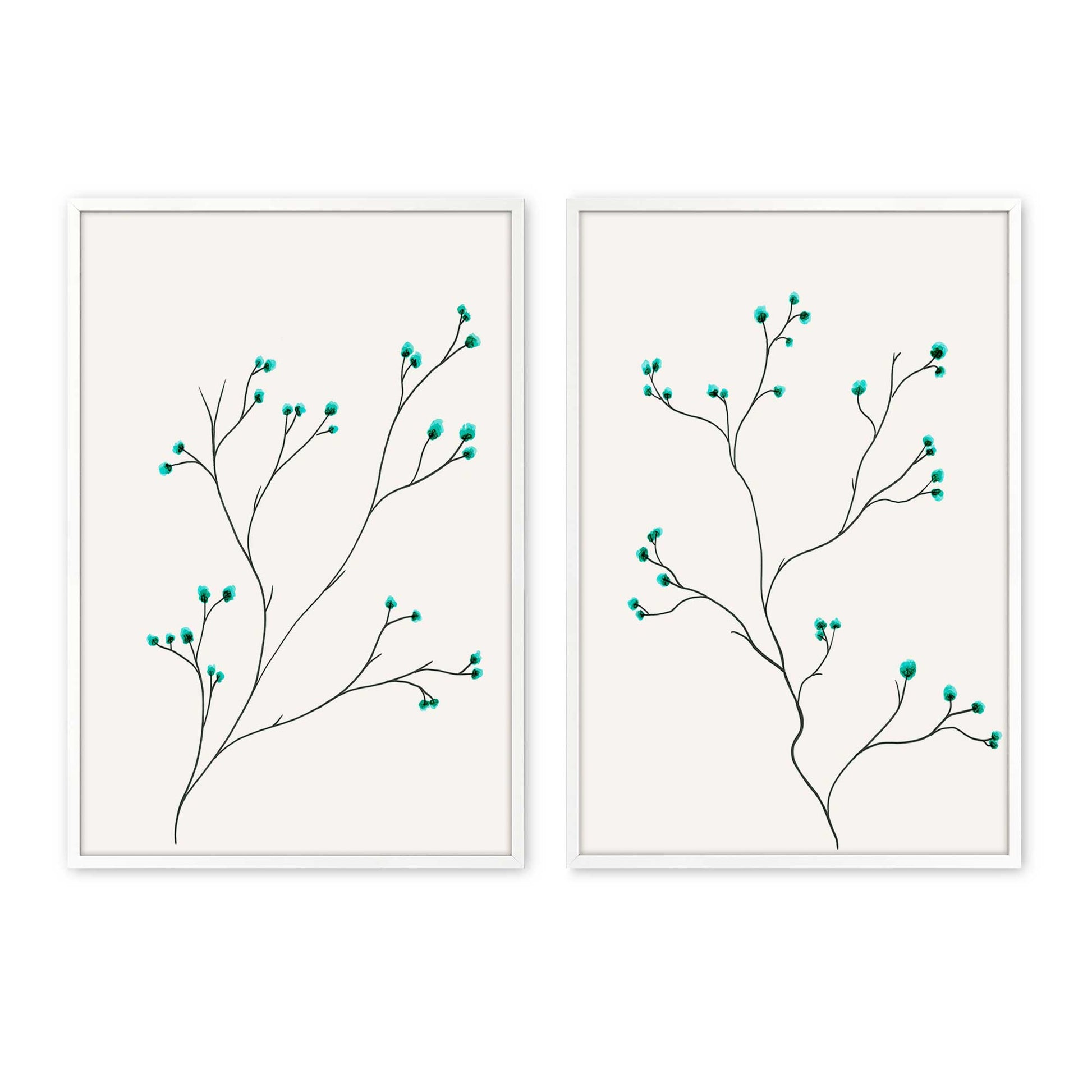[Color:Opaque White], Picture of art in a Opaque White frame