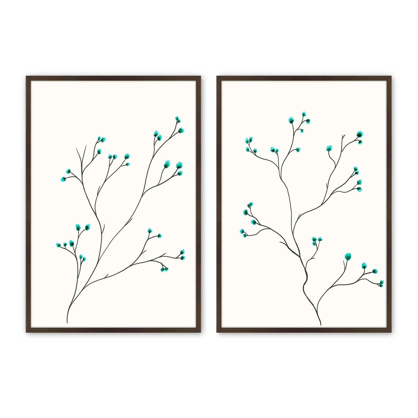 [Color:Belvinder Brown], Picture of art in a Belvinder Brown frame