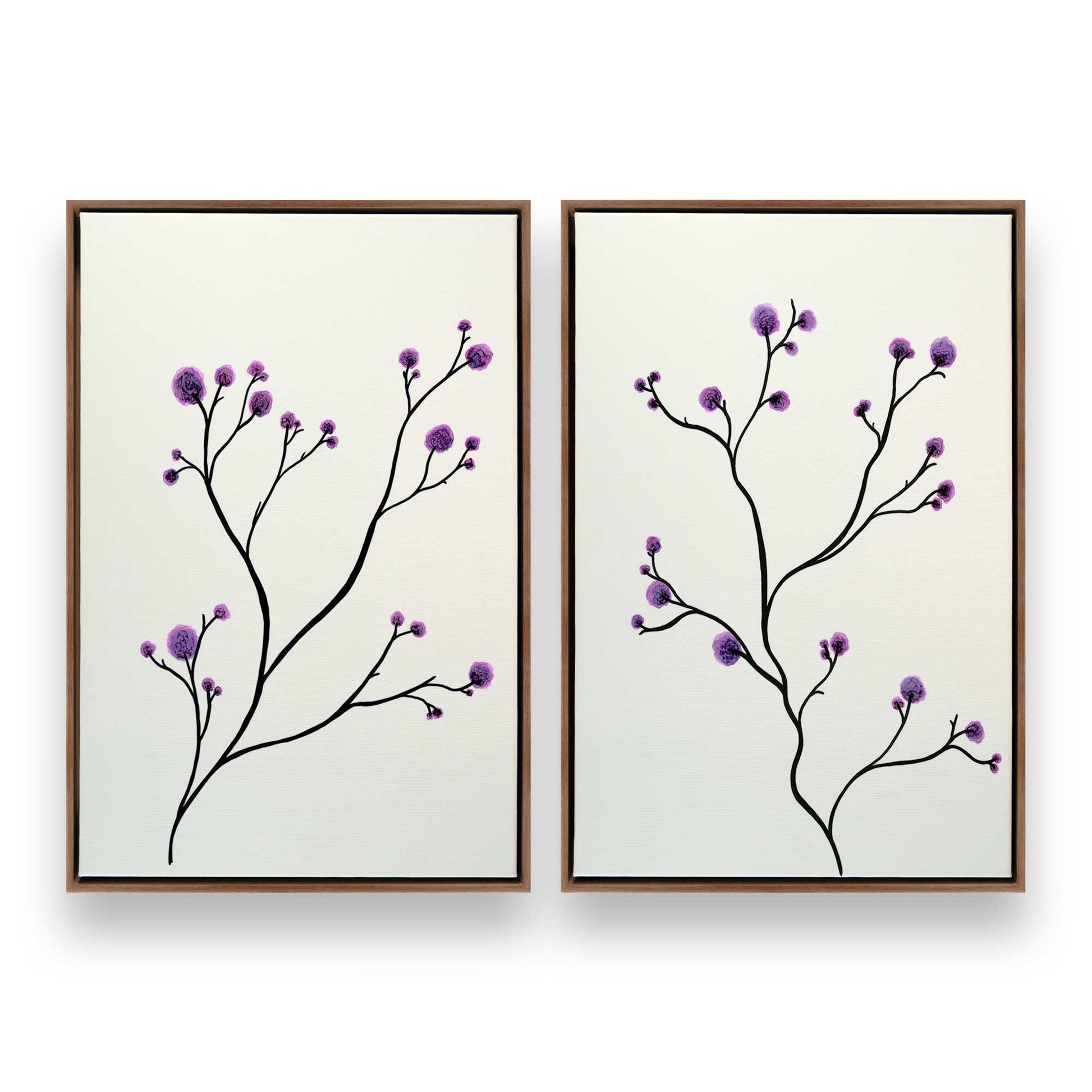 [Color:Walnut], Picture of art in a Walnut frame