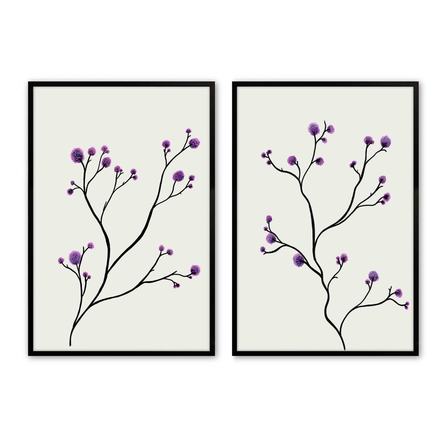 [Color:Satin Black], Picture of art in a Satin Black frame