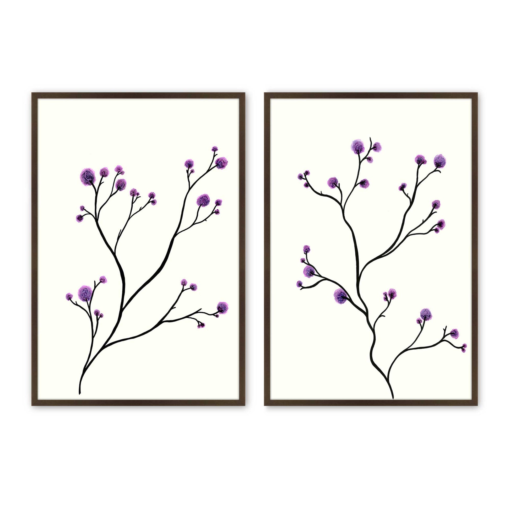 [Color:Belvinder Brown], Picture of art in a Belvinder Brown frame