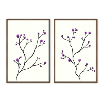 [Color:Walnut], Picture of art in a Walnut frame