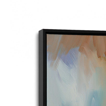 [Color:Satin Black], Picture of art in a Satin Black frame at an angle