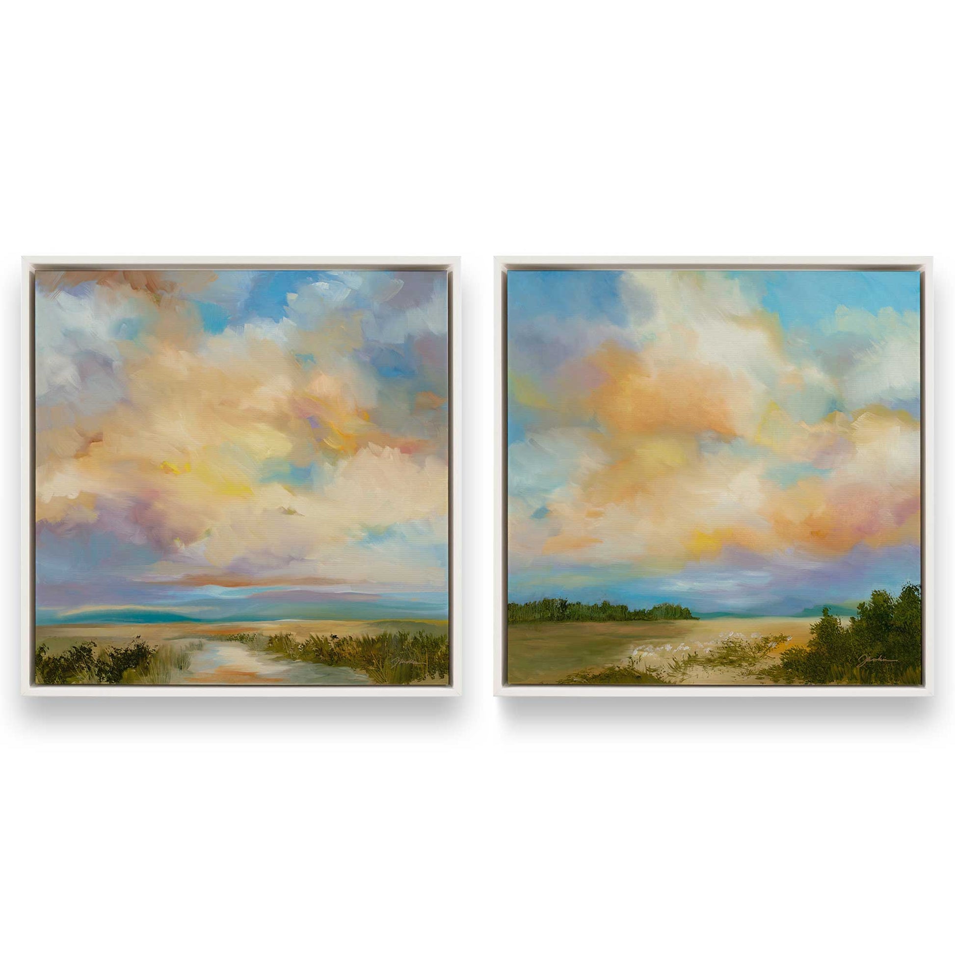 [Color:Opaque White], Picture of art in a White frame