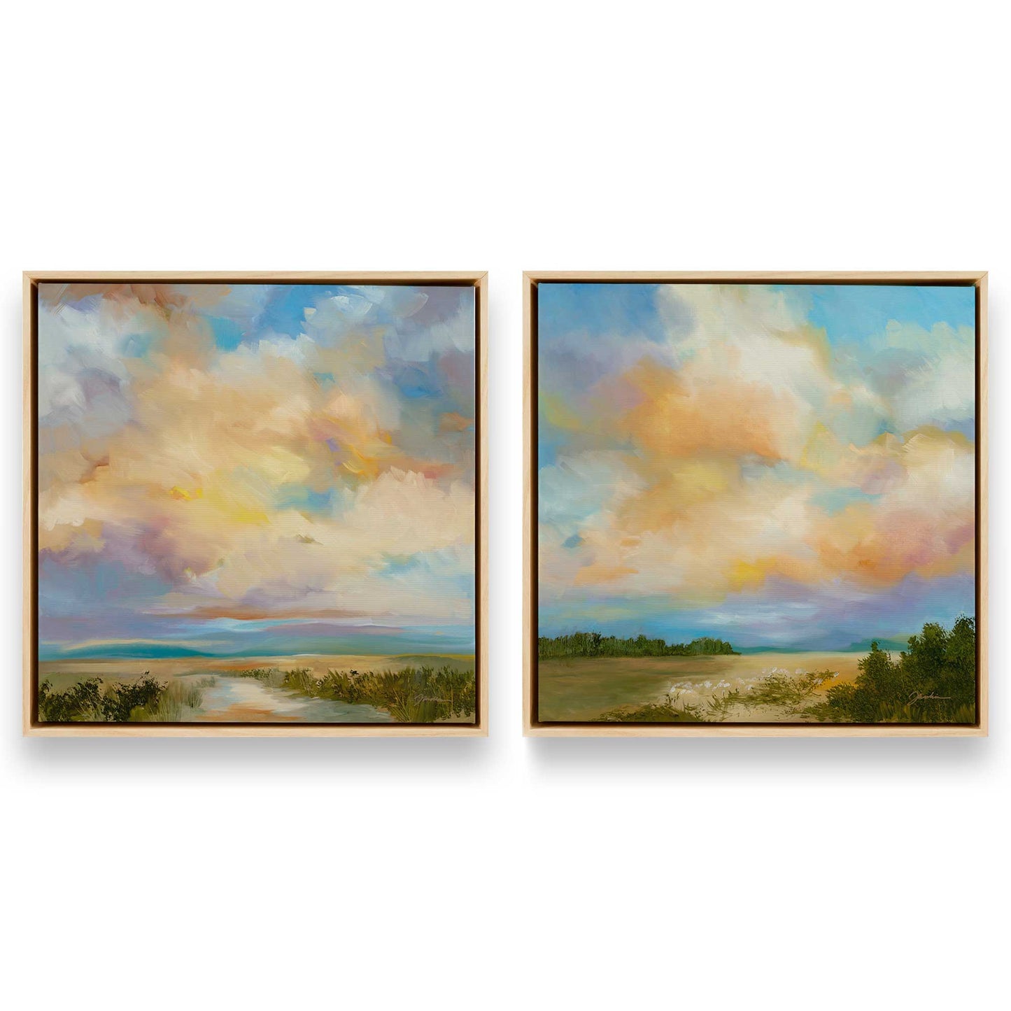 [Color:American Maple], Picture of art in an American Maple frame