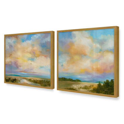 [Color:Polished Gold], Picture of art in a Polished Gold frame of the corner