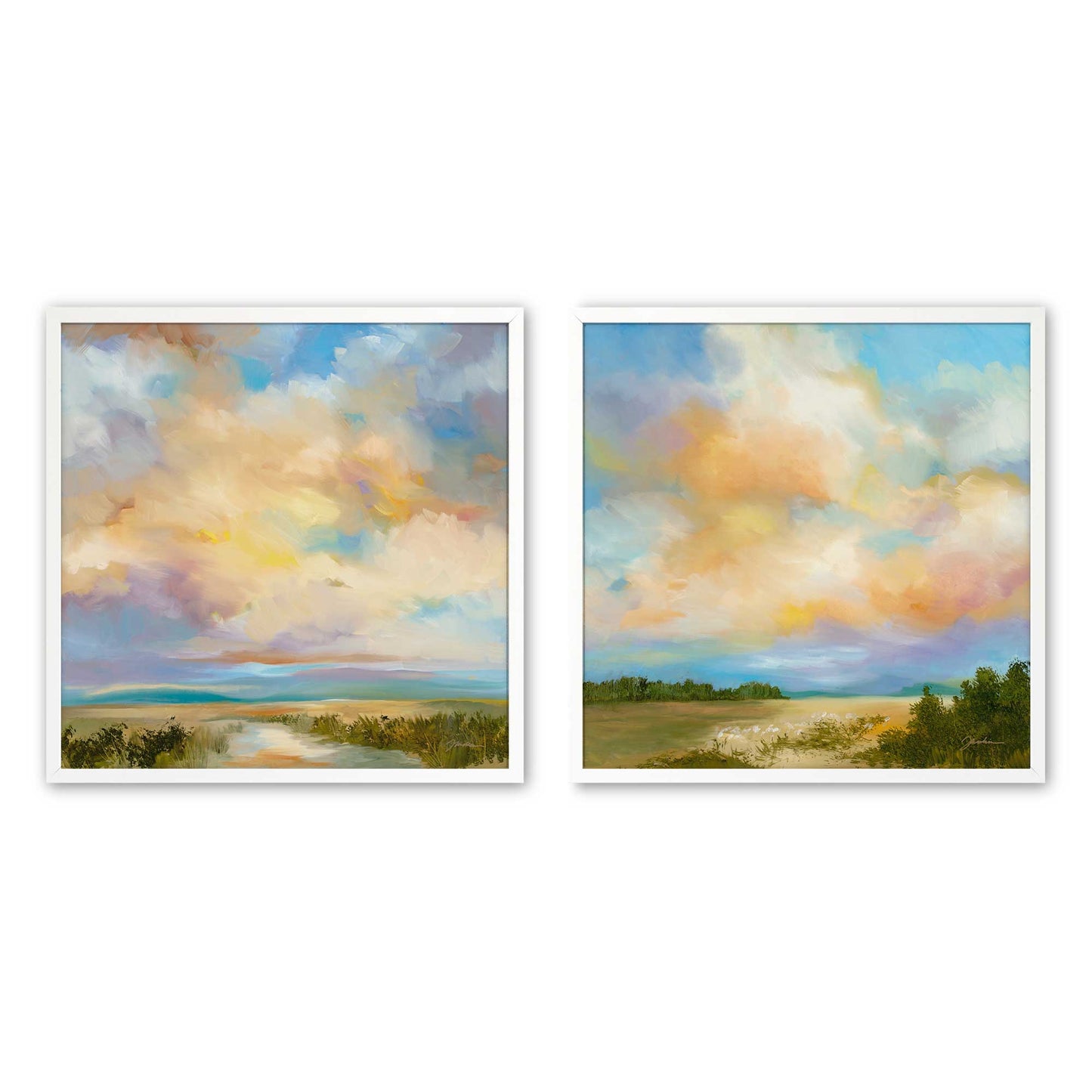 [Color:Opaque White], Picture of art in an Opaque White frame