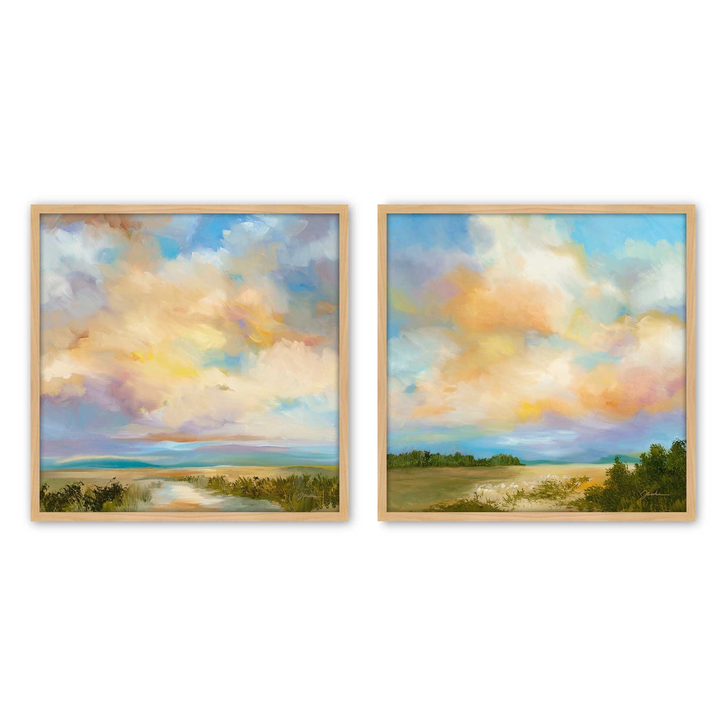 [Color:American Maple], Picture of art in an American Maple frame