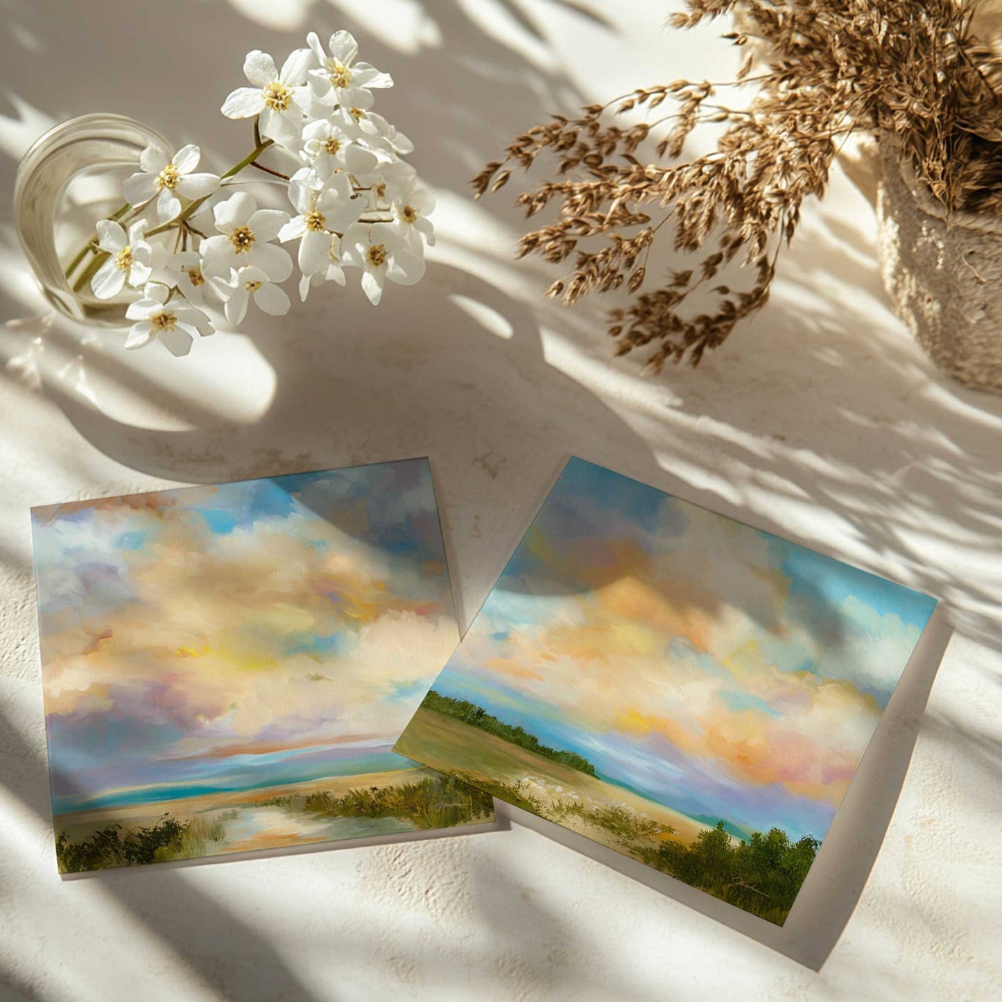 [color:Rolled Print], Picture of the art in a room