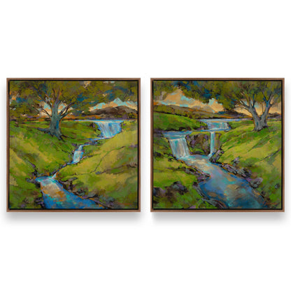 [Color:Walnut], Picture of art in a Walnut frame