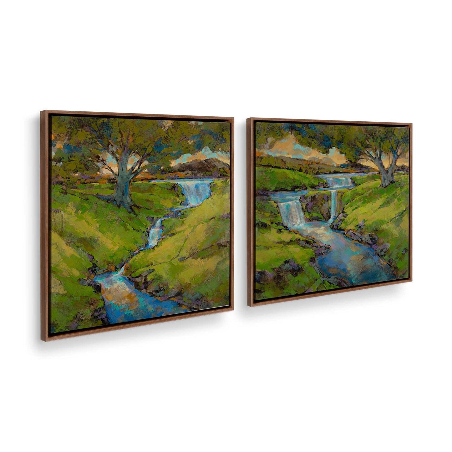 [Color:Walnut], Picture of the corner of the art