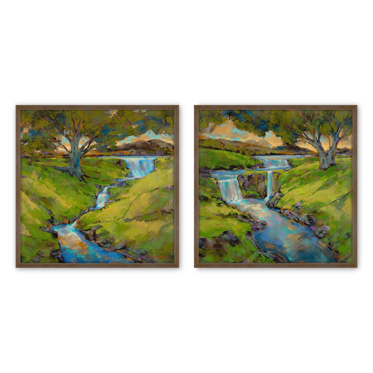 [Color:Walnut], Picture of art in a Walnut frame