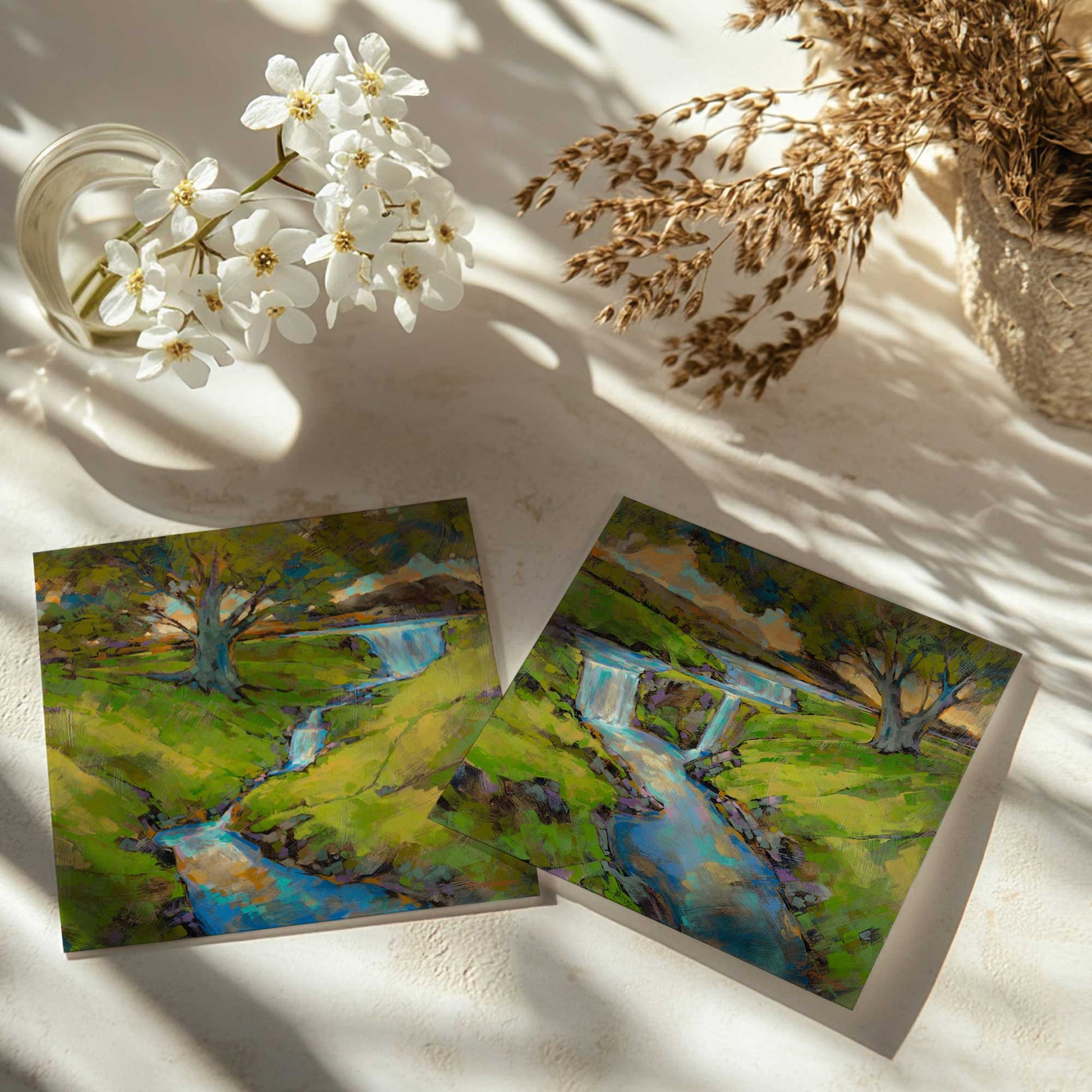 [color:Rolled Print], Picture of the art in a room