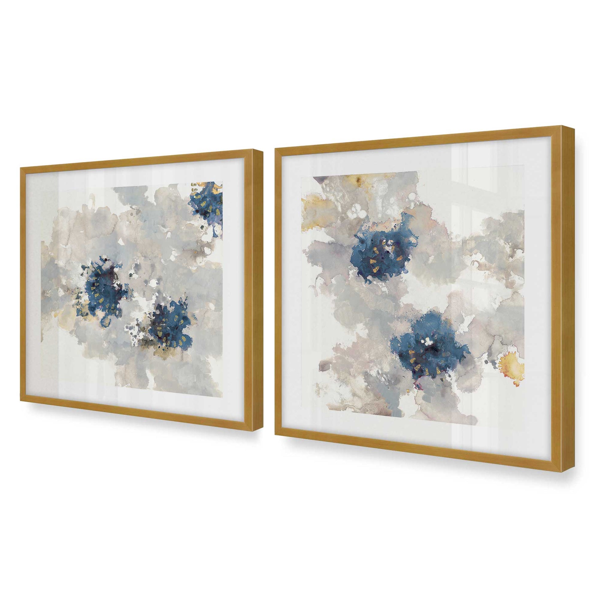[Color:Polished Gold], Picture of art in a Polished Gold frame of the corner
