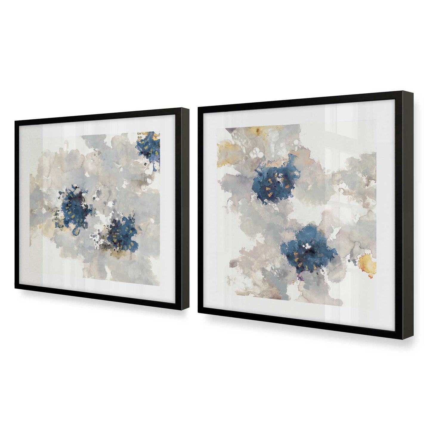 [Color:Satin Black], Picture of art in a Satin Black frame at an angle