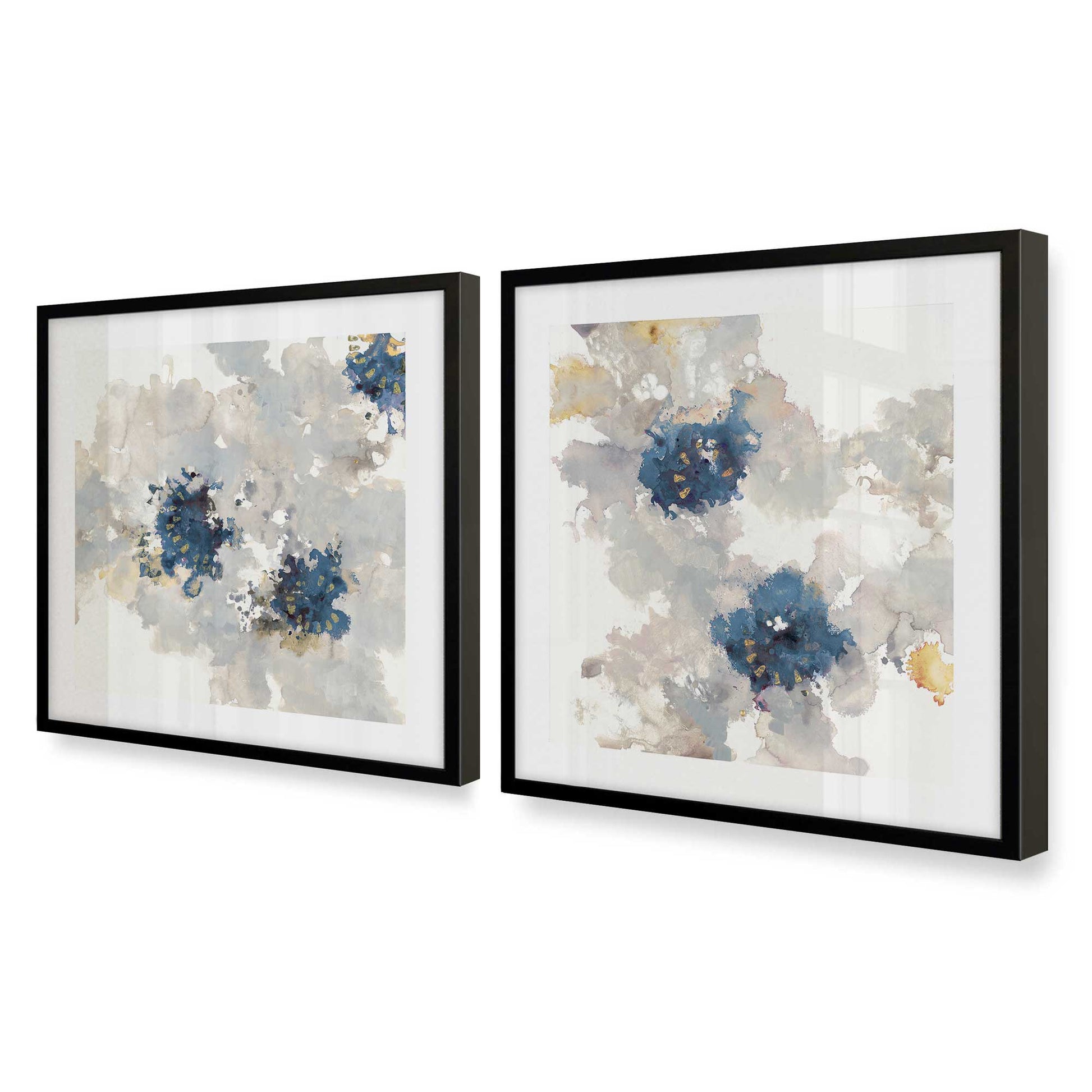 [Color:Satin Black], Picture of art in a Satin Black frame at an angle