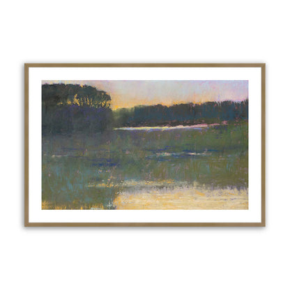 [Color:Brushed Gold], Picture of art in a Brushed Gold frame