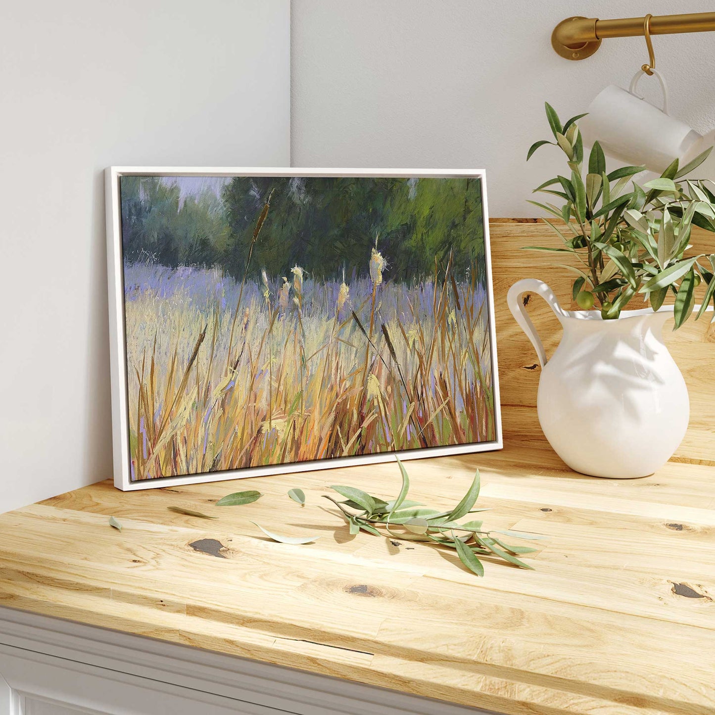 Golden Meadow Canvas Print
