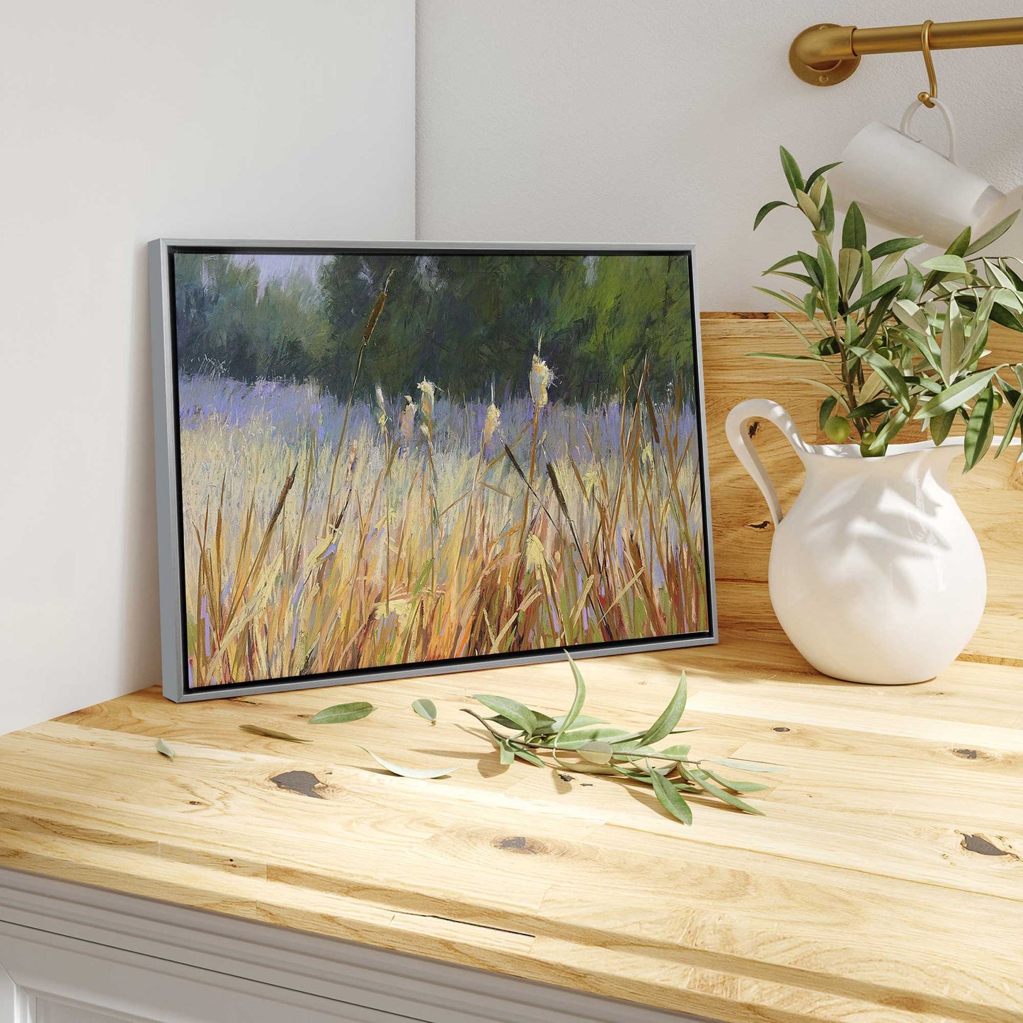 Golden Meadow Canvas Print