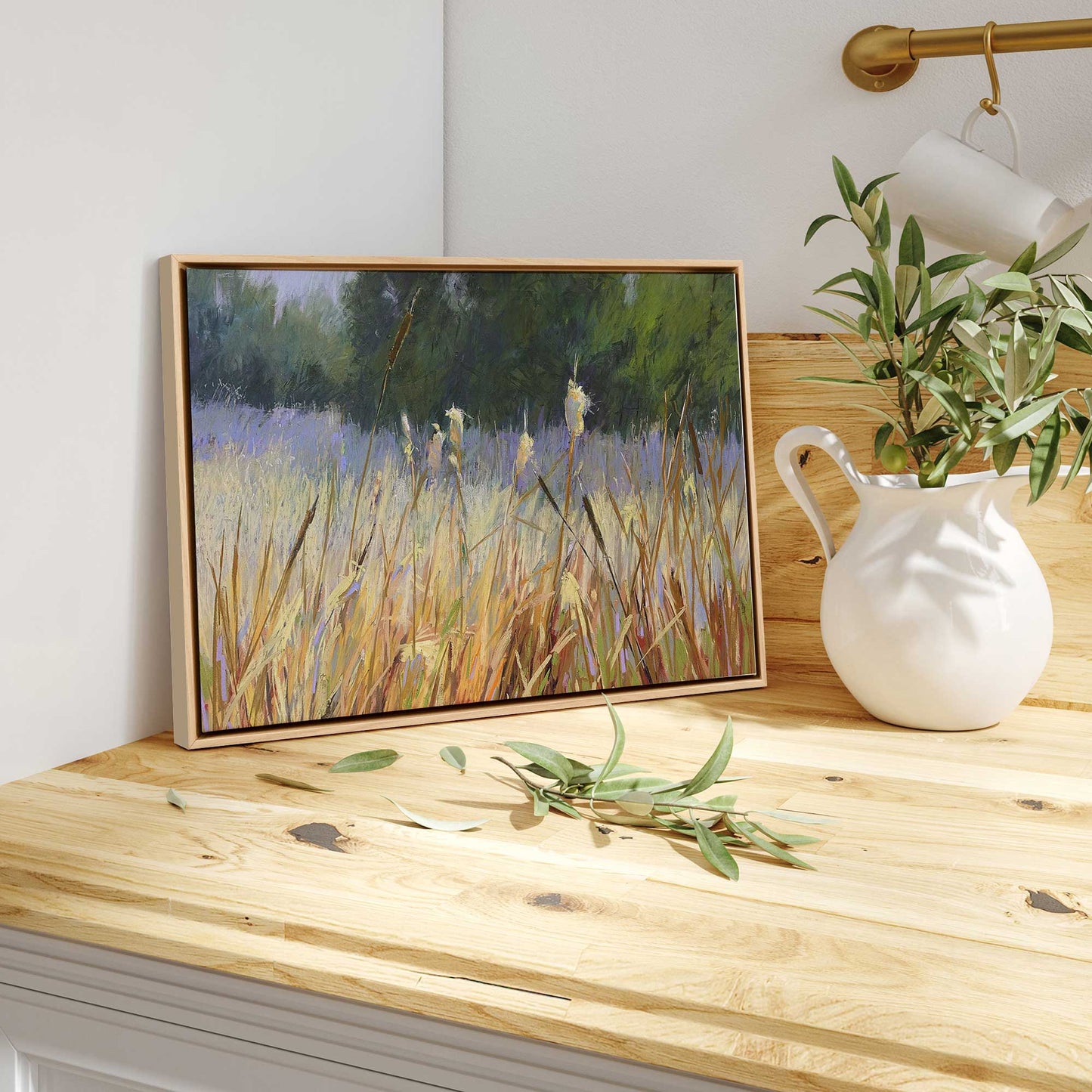 Golden Meadow Canvas Print
