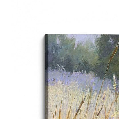 [Color:Stretched Canvas], Picture of art at an angle