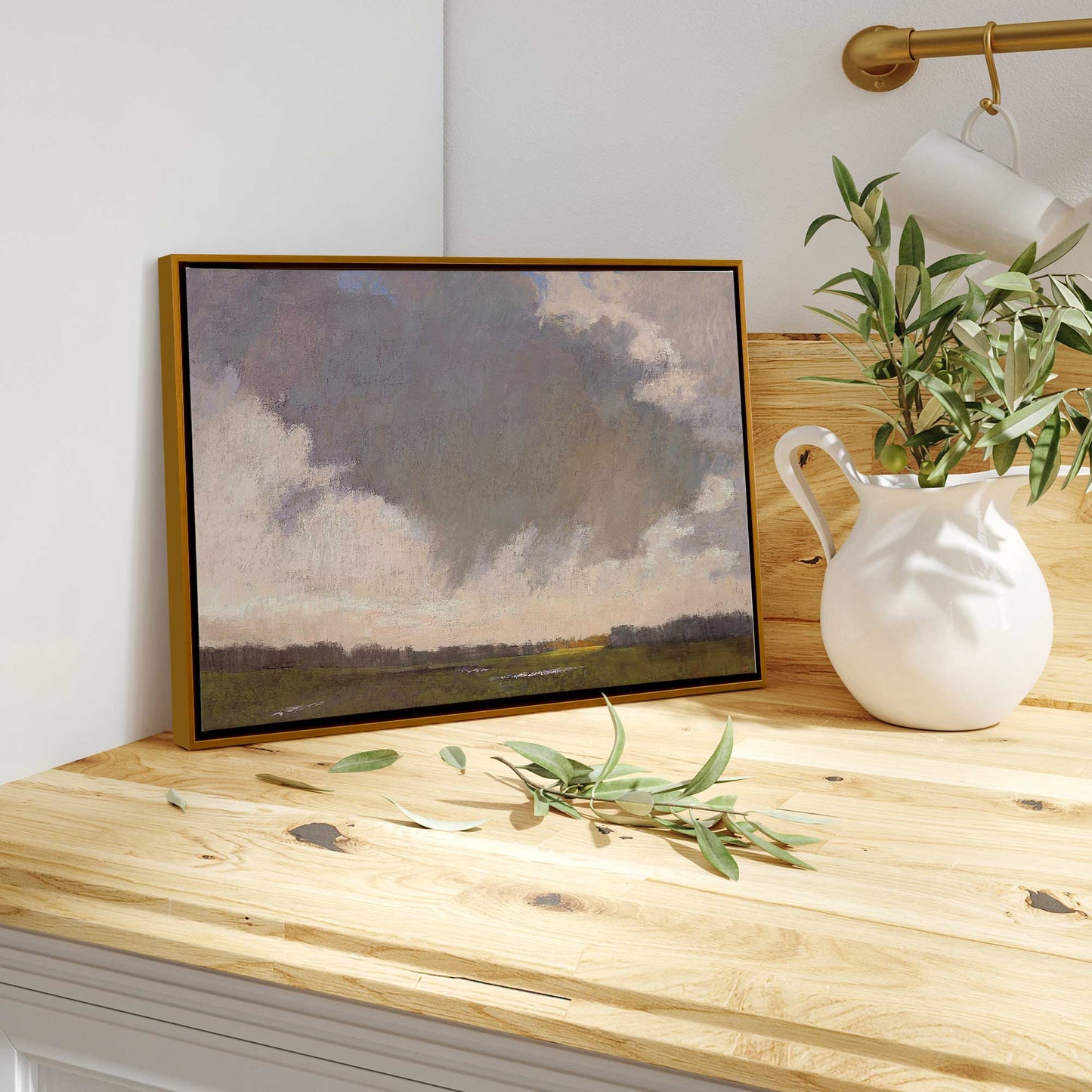 Overcast Skies Canvas Print