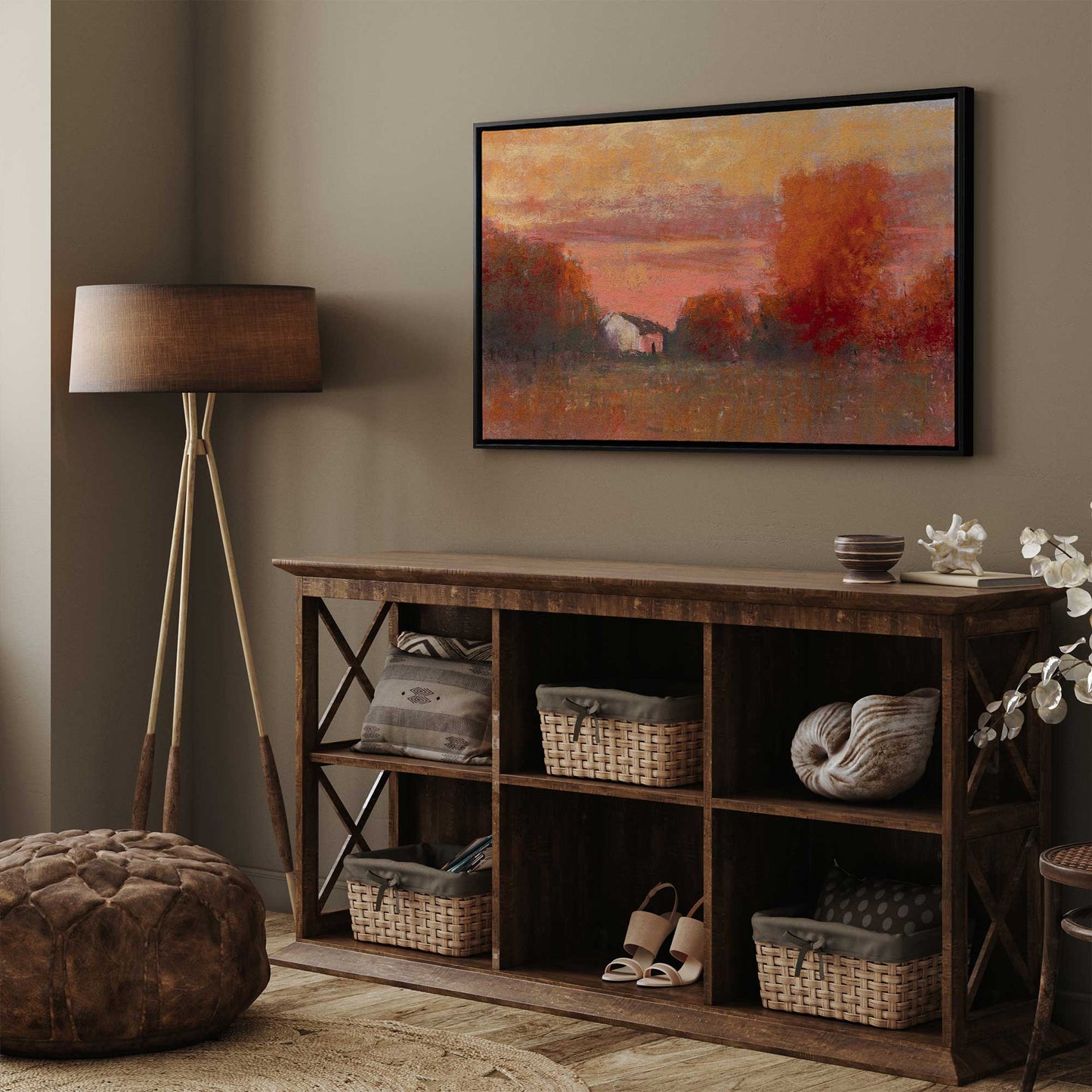 Warm Fall Evening Canvas Print