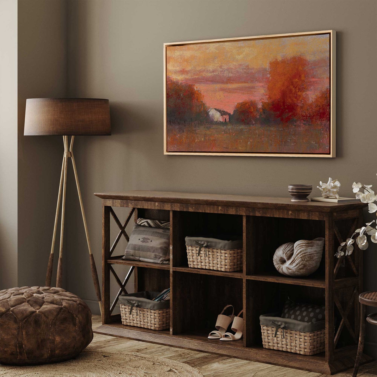 Warm Fall Evening Canvas Print