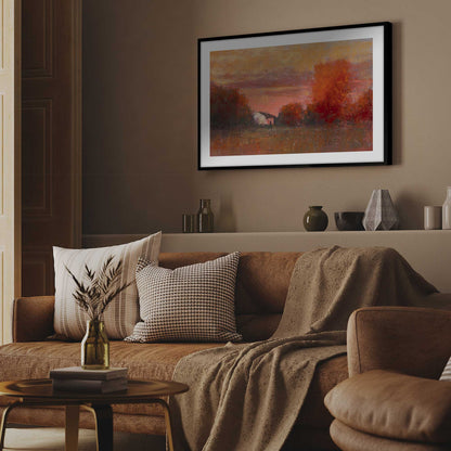Warm Fall Evening Art Print