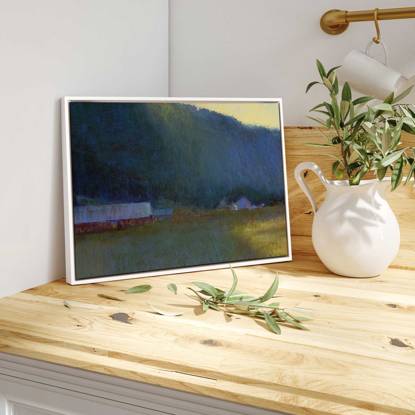 Quiet Valley Morning Canvas Print